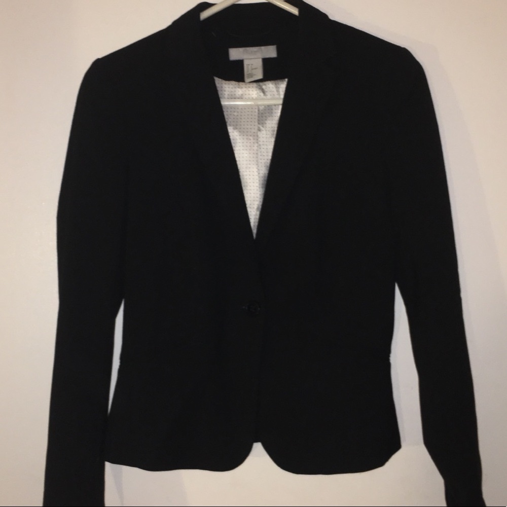 Long sleeve one button blazer